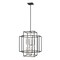 Z-Lite Titania 8 Light Pendant, Black 454-28BK-BN - alternate 1